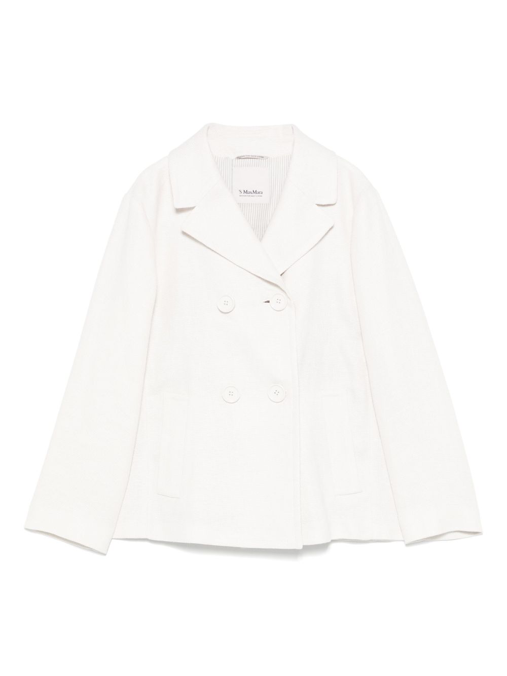 S MAX MARA
더블 브레스티드 자켓 in 코튼 and 린넨